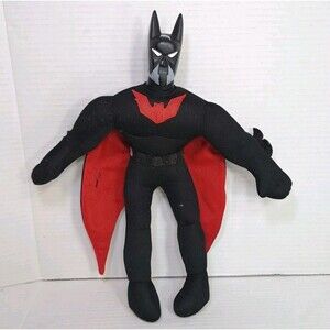 Vtg 2001 Batman Beyond Plush Toy Figure Plastic Head Play By Play Collectible